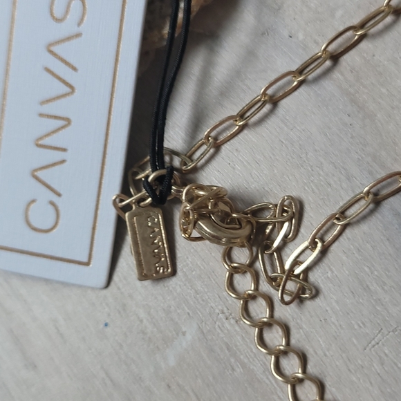 ADDISON GOLD-WRAPPED GRAY JASPER BALL NECKLACE - Picture 3 of 4